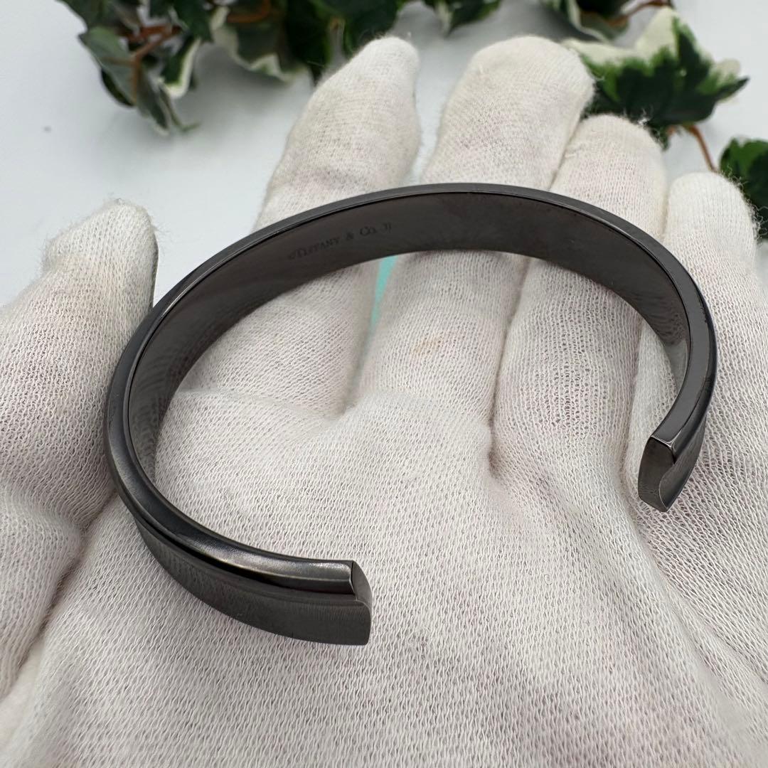 【ゆう様】ティファニー 1837 ナロー バングル チタン ブラック