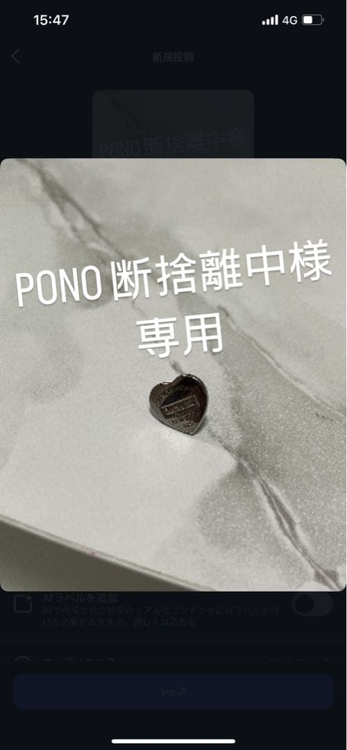 Tiffany supremeコラボ　イヤリング