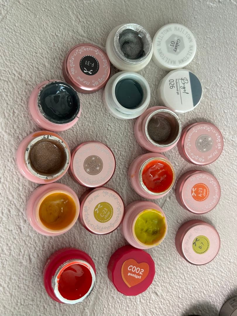 超お得　中古　合計90点！サンプルつき　ジェルネイル　セット　まとめ売り　おまけ