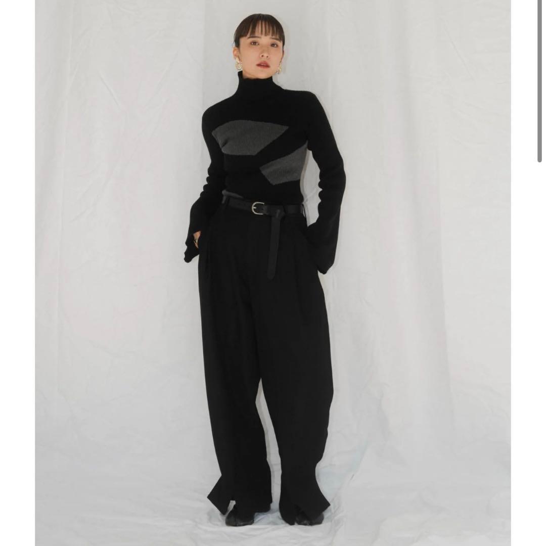 Knuth Marf front slit pants (unisex) 新品