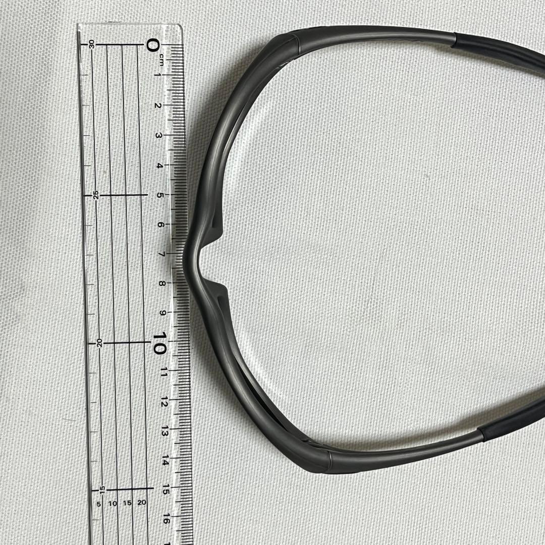 美品 オークリー アイジャケット グレー ミラーレンズ USA y2k