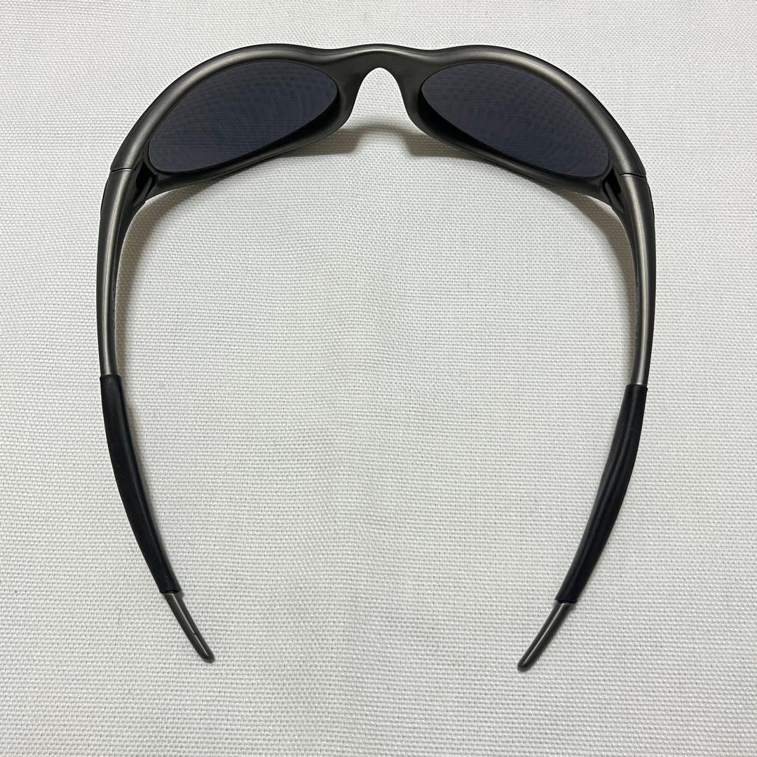 美品 オークリー アイジャケット グレー ミラーレンズ USA y2k