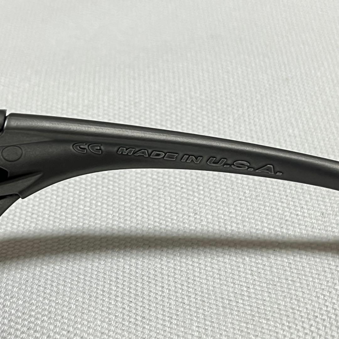 美品 オークリー アイジャケット グレー ミラーレンズ USA y2k