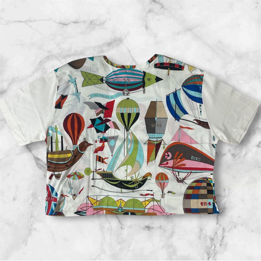 HERMES ヴィンテージTシャツ　気球　飛行船　大空の狂気