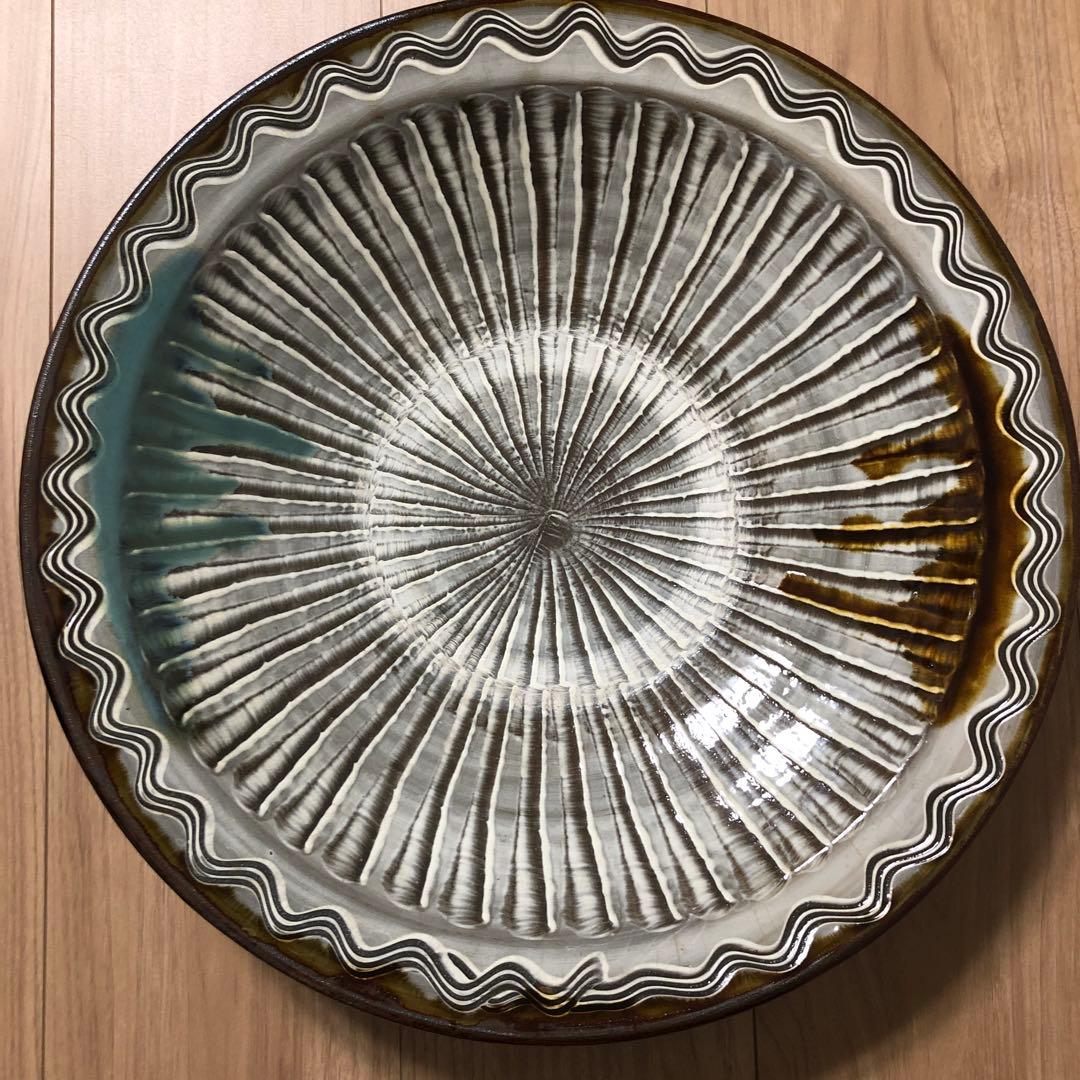 小鹿田焼　大皿　陶器