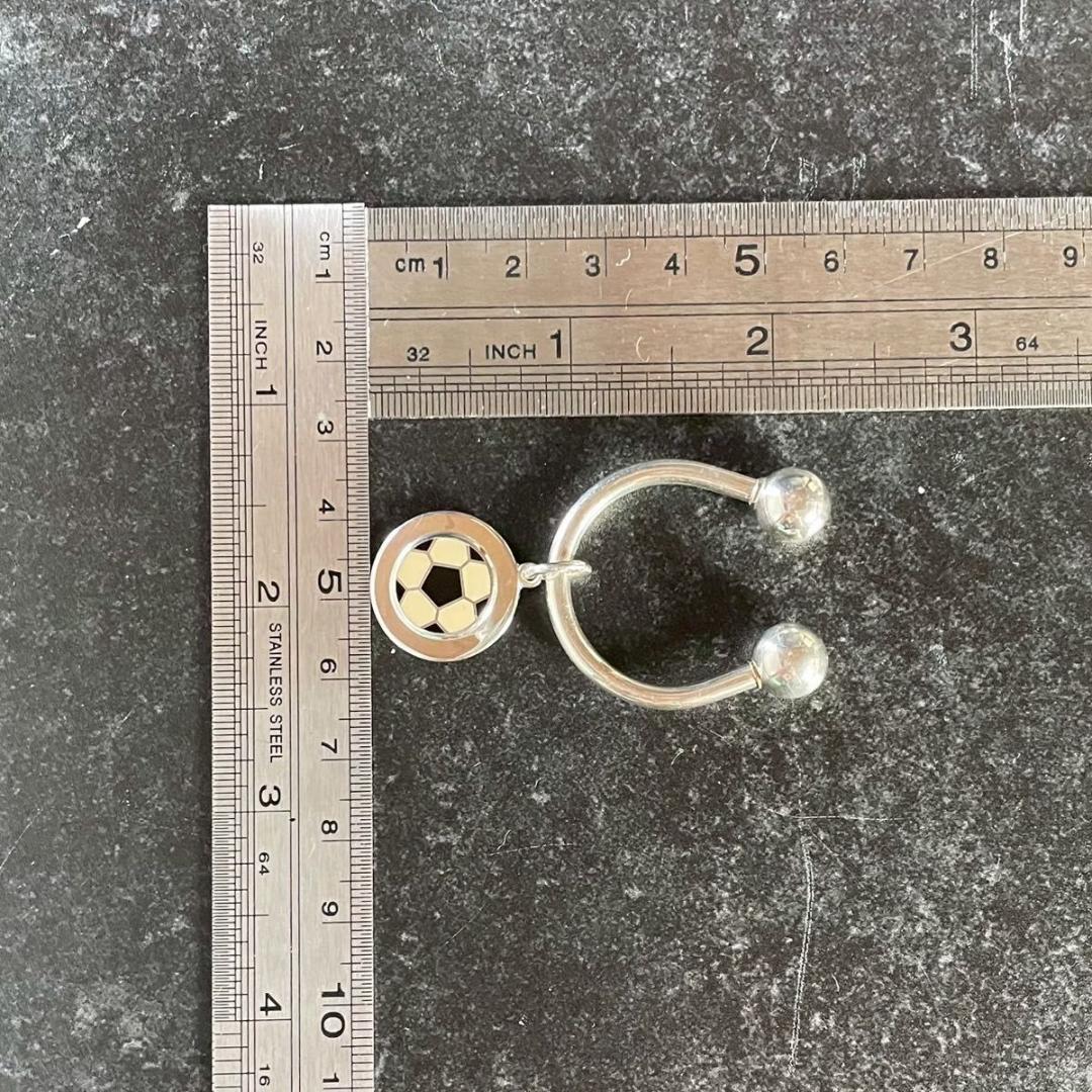 オールドティファニー 希少 サッカー ボール キーリング 1993 S42fe