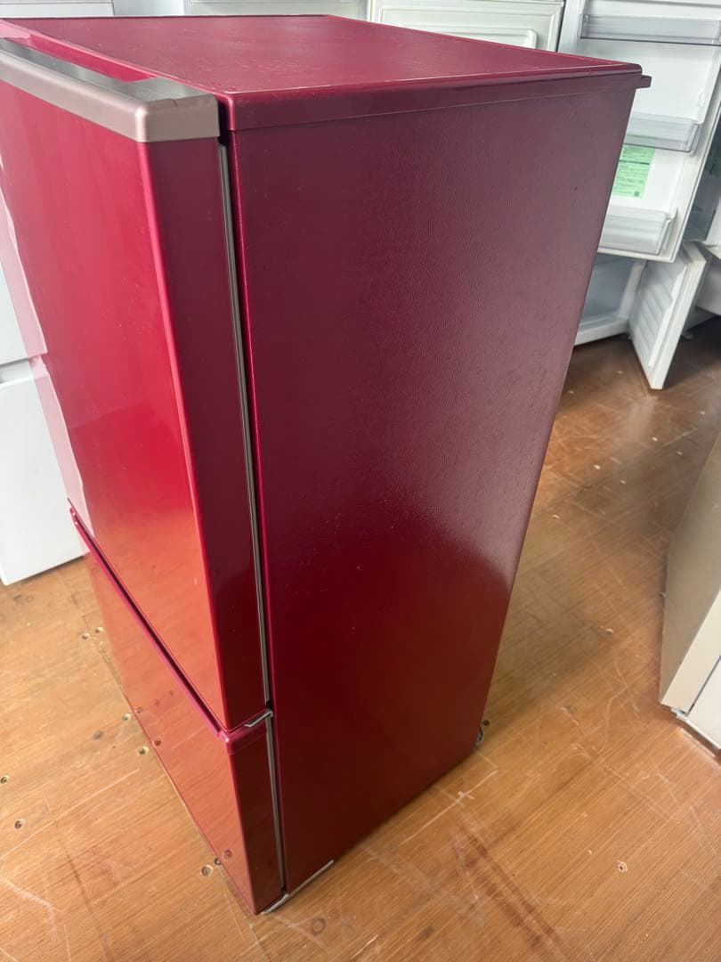 AQUA 168l 2020年製ワインレッド 冷蔵庫 下冷凍