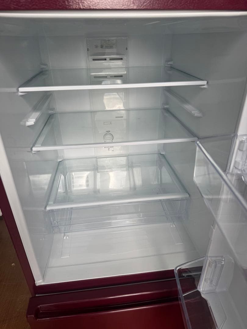 AQUA 168l 2020年製ワインレッド 冷蔵庫 下冷凍