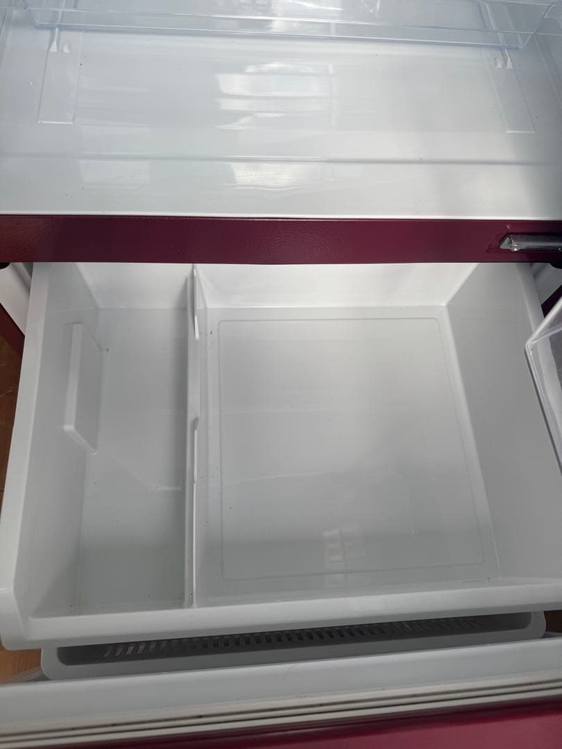 AQUA 168l 2020年製ワインレッド 冷蔵庫 下冷凍