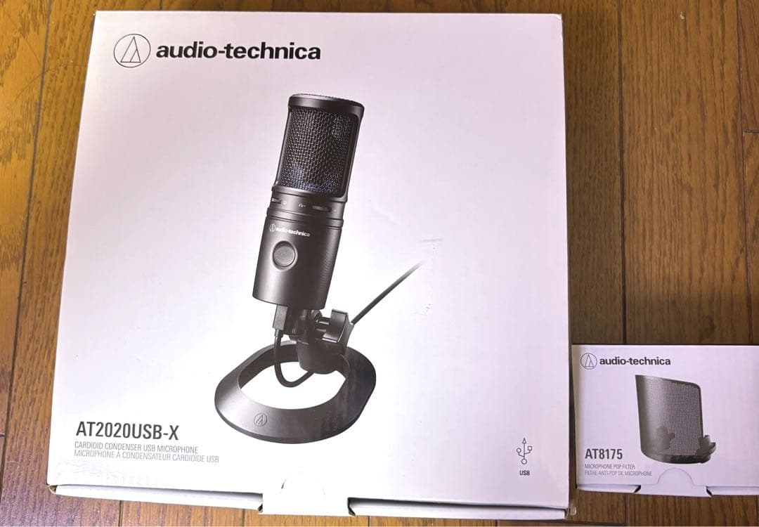 audio-technica AT2020USB-X ・AT8175フィルター