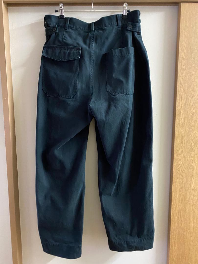 パンツ 24SS a.presse USAF Hemmed Bottoms black1