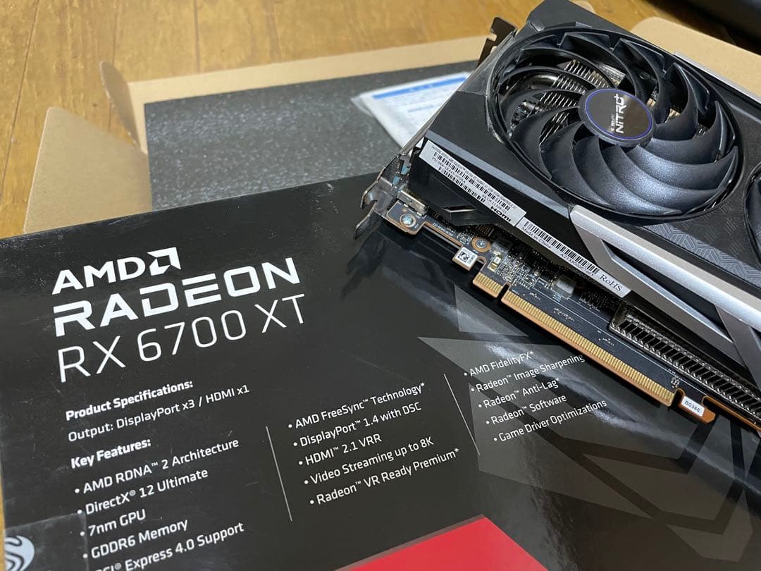 グラフィックボード・グラボ・ビデオカード SAPPHIRE NITRO+ Radeon RX6700XT 12GB