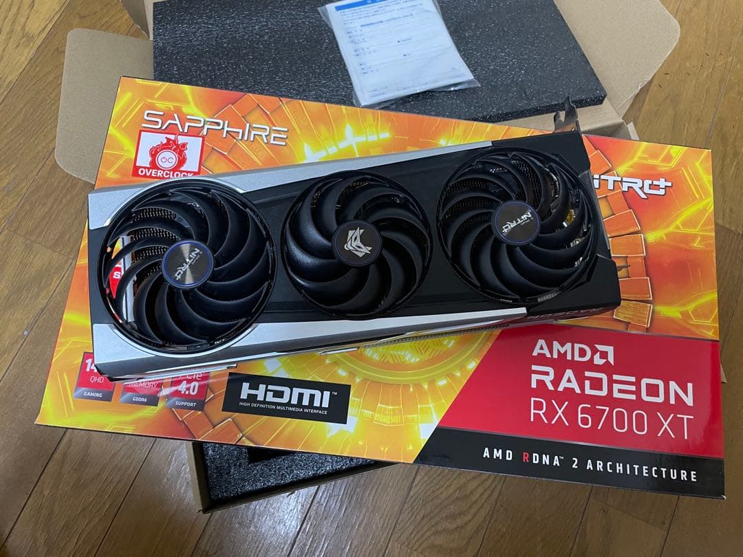 グラフィックボード・グラボ・ビデオカード SAPPHIRE NITRO+ Radeon RX6700XT 12GB