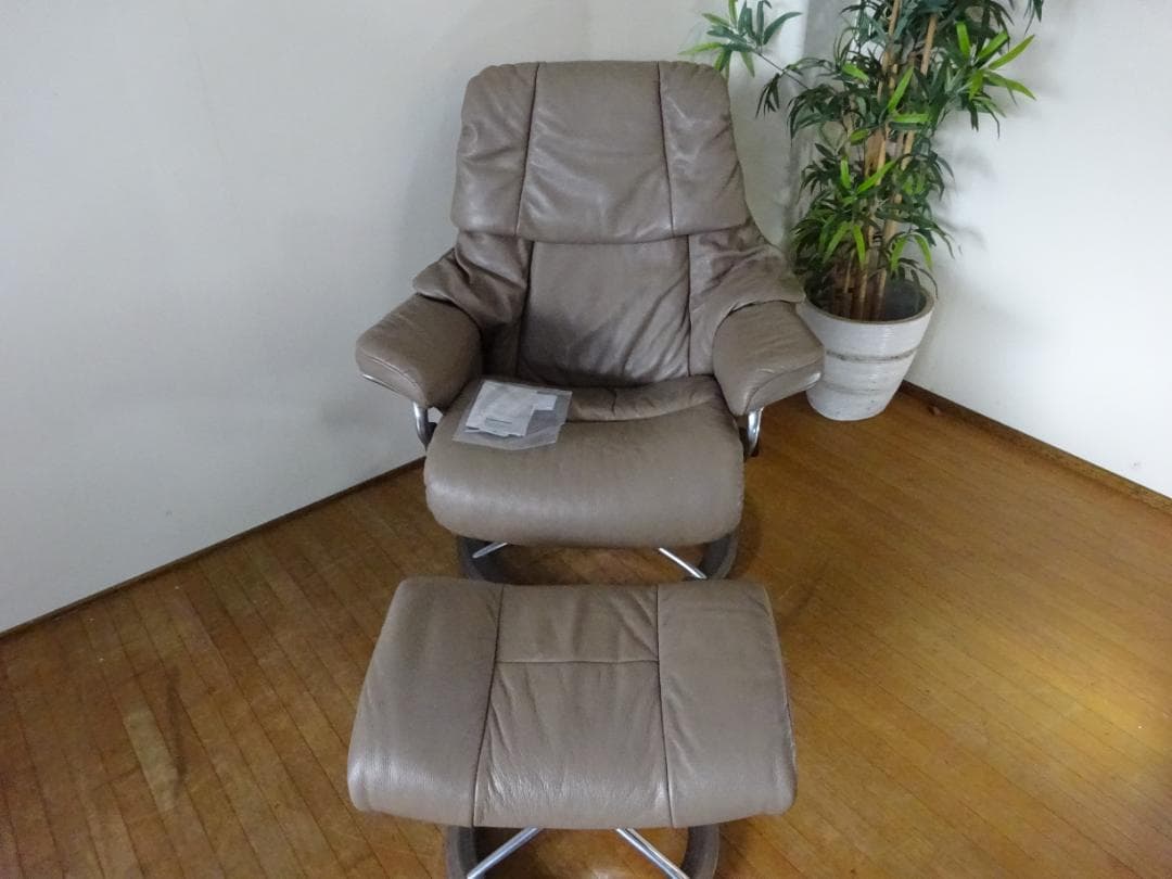 Assppp　エコーネス　ストレスレス　レノ（L）リクライニングソファ美品