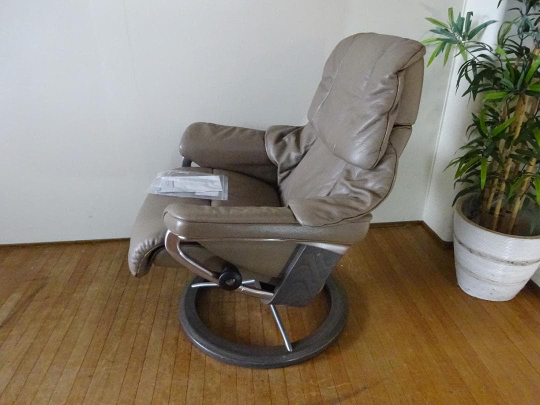 Assppp　エコーネス　ストレスレス　レノ（L）リクライニングソファ美品