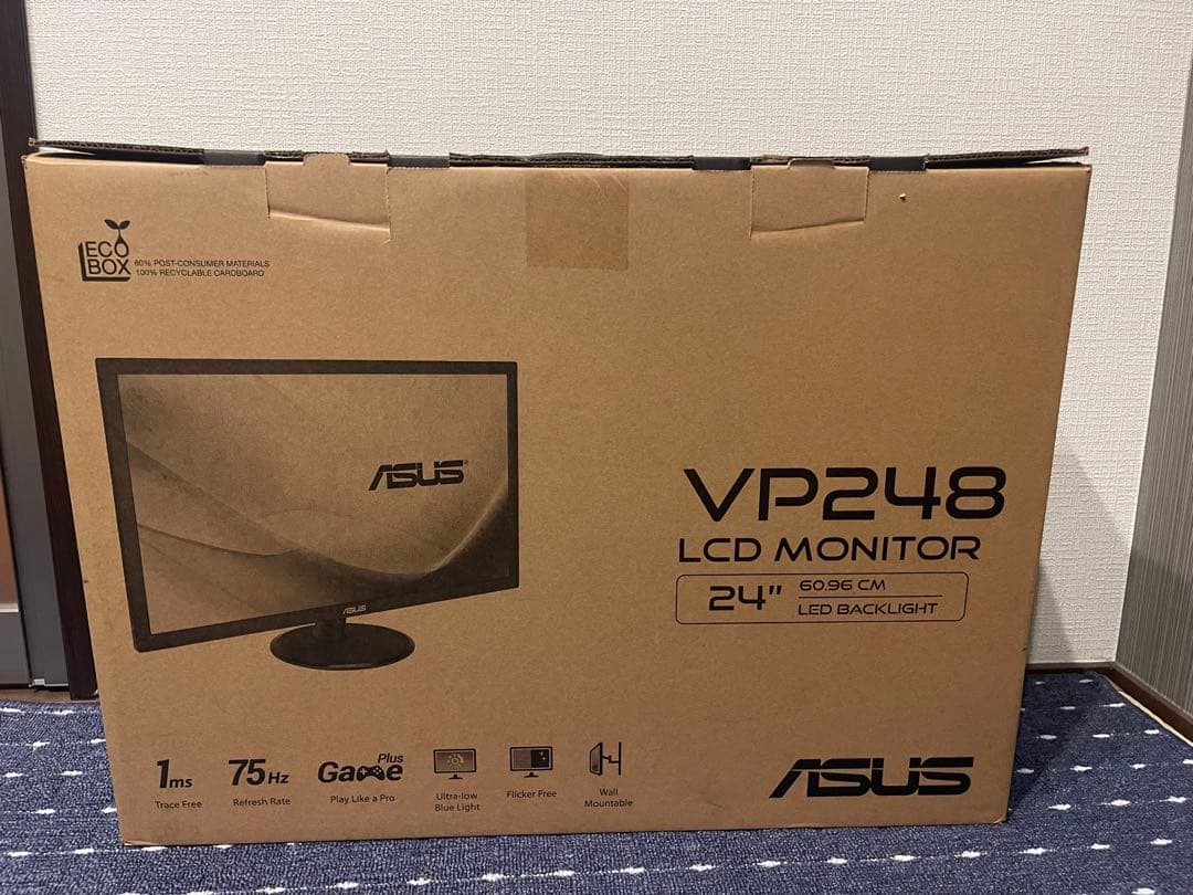 ASUS 24型 ゲーミングモニター VP248H-J