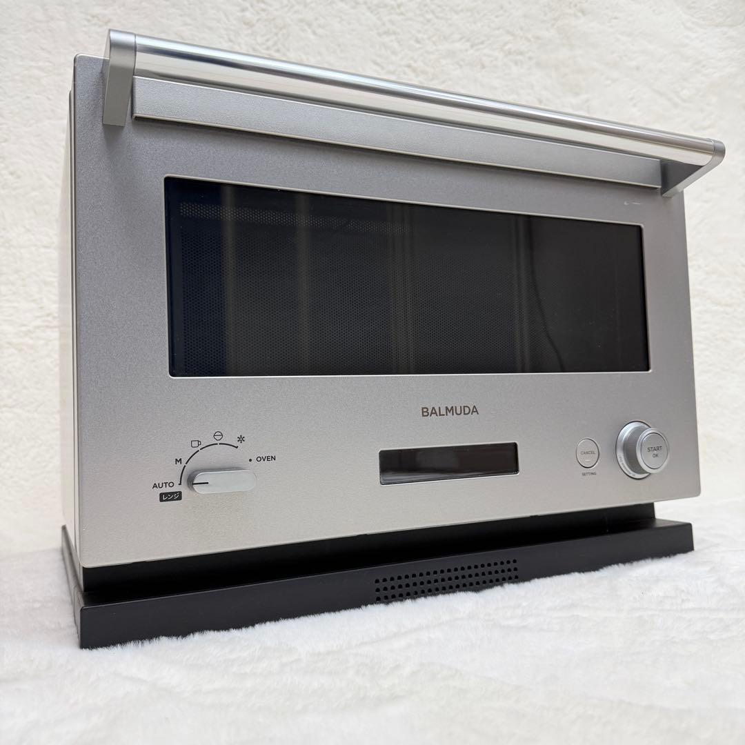 BALMUDA K04A-SU オーブンレンジ　ステンレス　角皿　2020年製