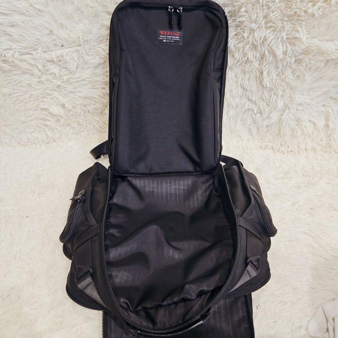 美品 Tumi アルファ バックパック ブラック T-Pass 大容量 リュック