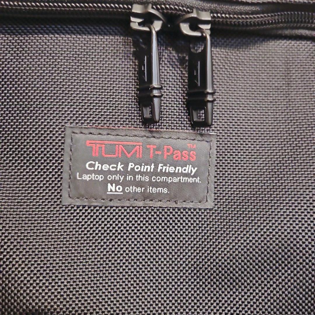 美品 Tumi アルファ バックパック ブラック T-Pass 大容量 リュック