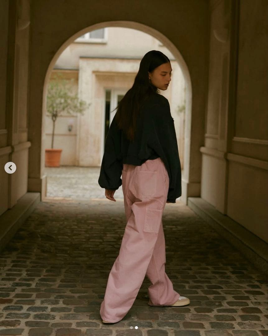 SHISHIKUI シシクイ ペインターパンツ 32 ライトピンク