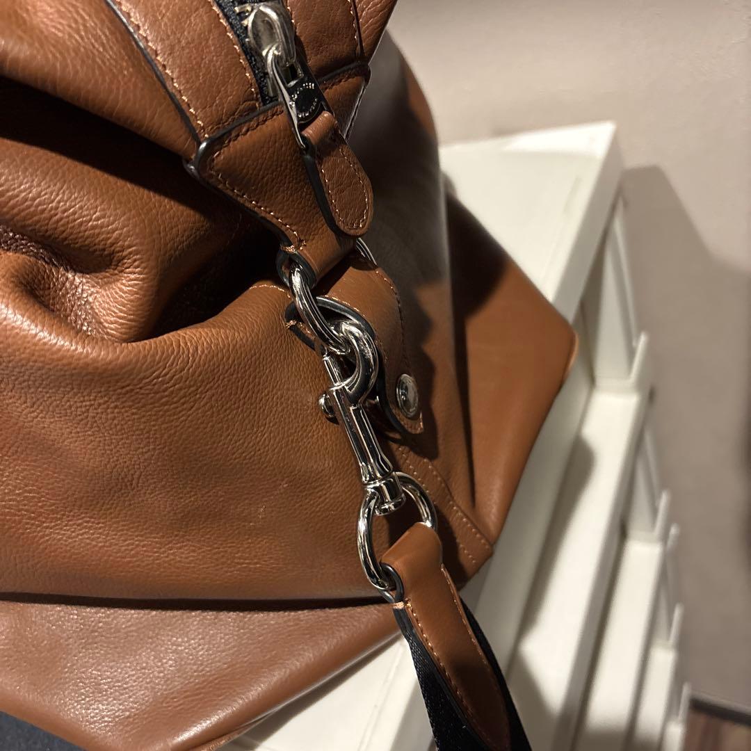 Coach ボストンバッグ　ショルダー肩紐付き 美品