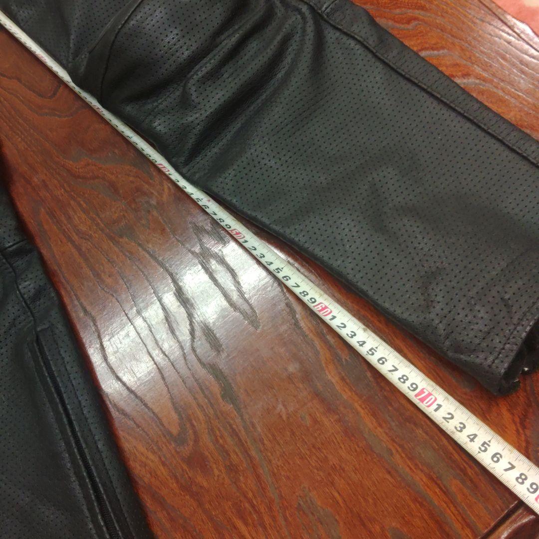 RSタイチ　レザーメッシュパンツ　LLサイズ　膝カップ入り！