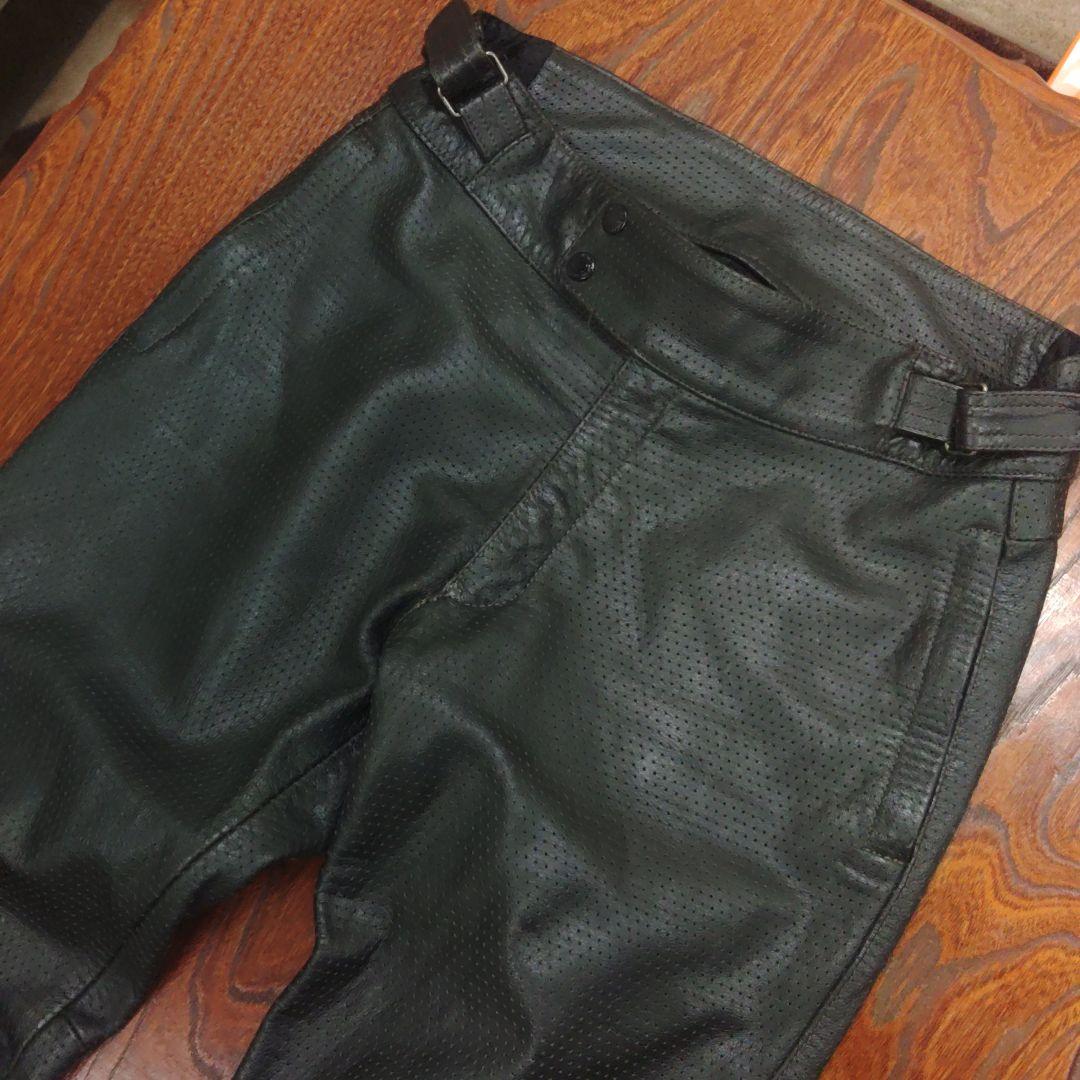 RSタイチ　レザーメッシュパンツ　LLサイズ　膝カップ入り！