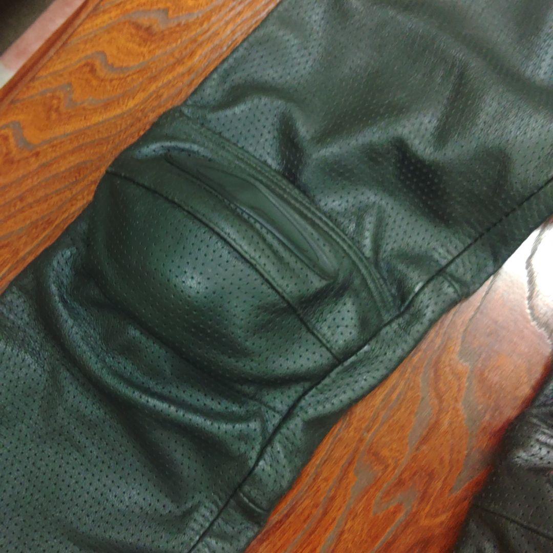 RSタイチ　レザーメッシュパンツ　LLサイズ　膝カップ入り！