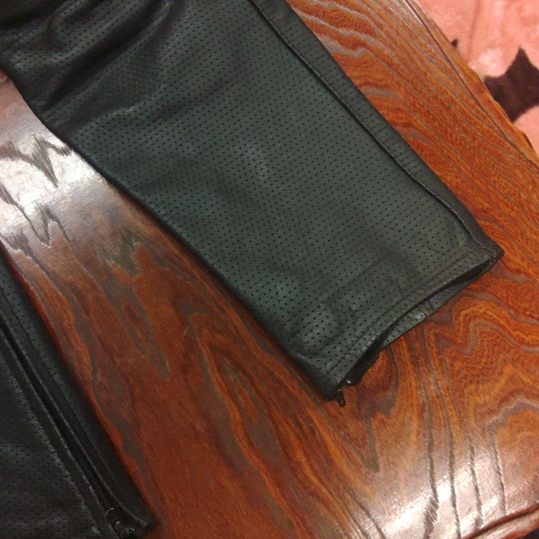 RSタイチ　レザーメッシュパンツ　LLサイズ　膝カップ入り！