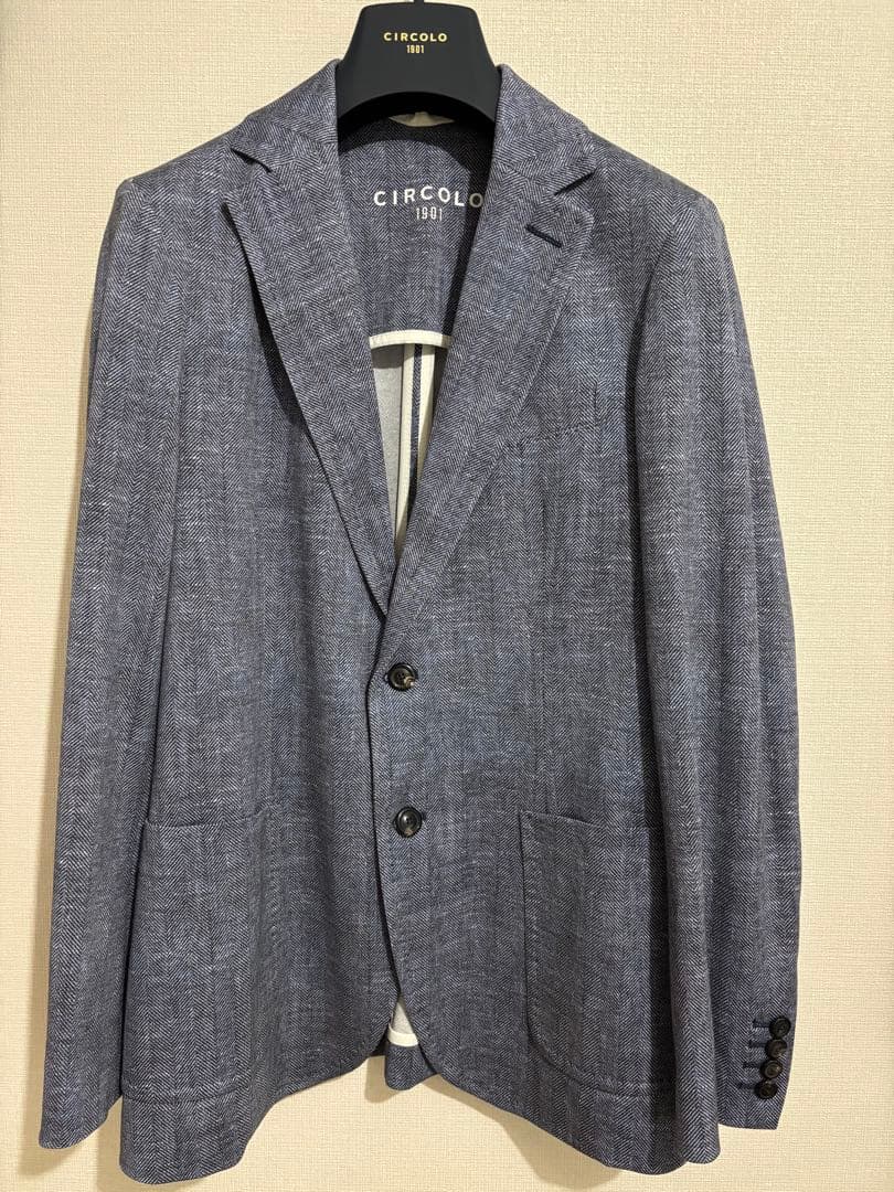 momoさま専用 干場別注 チルコロ1901 ヘリンボーンジャージージャケット