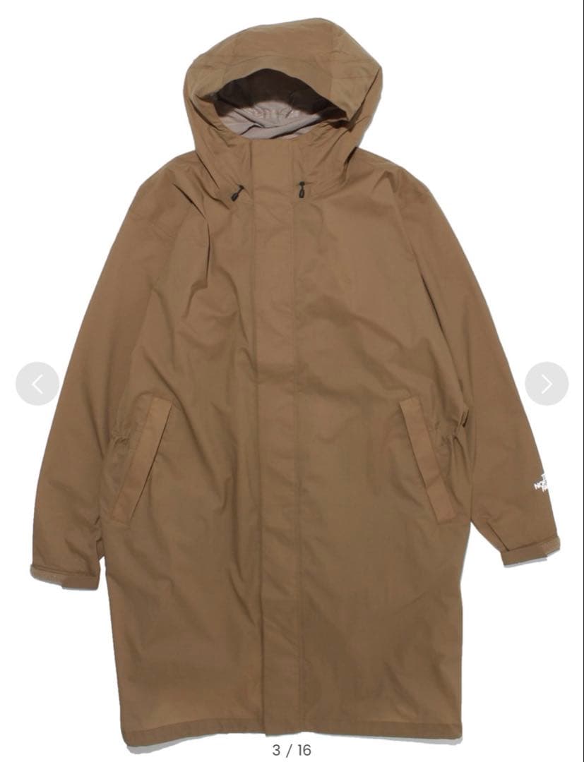 ザ・ノースフェイス　マタニティレインコート（ユーティリティブラウンSM）