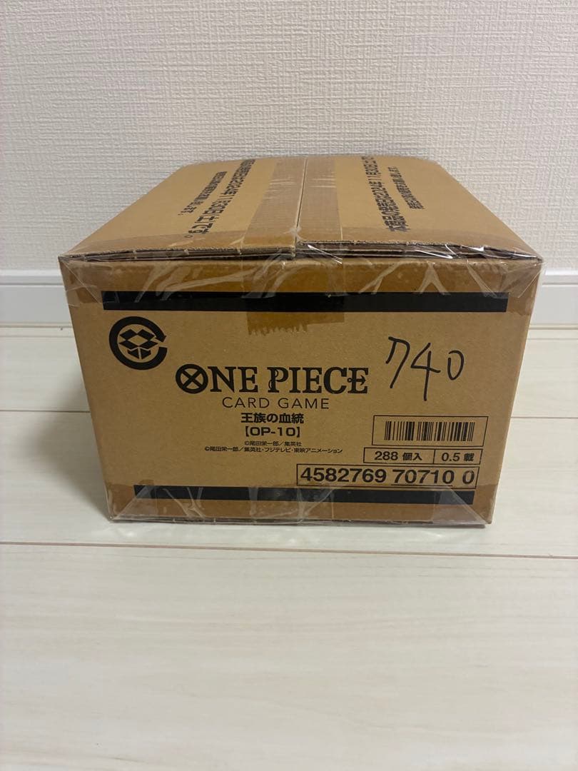 ONE PIECE ワンピースカード　王族の血統　OP-10 1カートン
