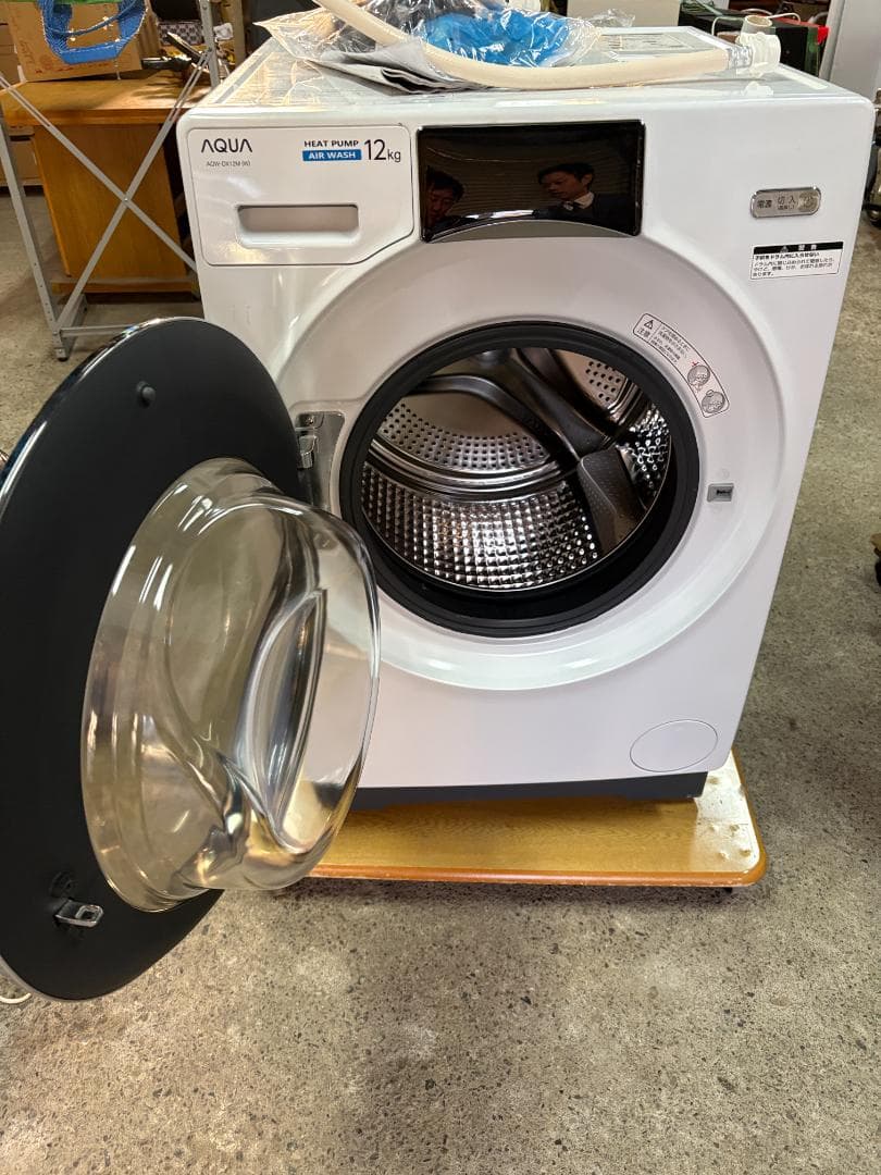 美品 アクア ドラム式洗濯乾燥機 AQW-DX12M 洗濯12kg 乾燥6kg