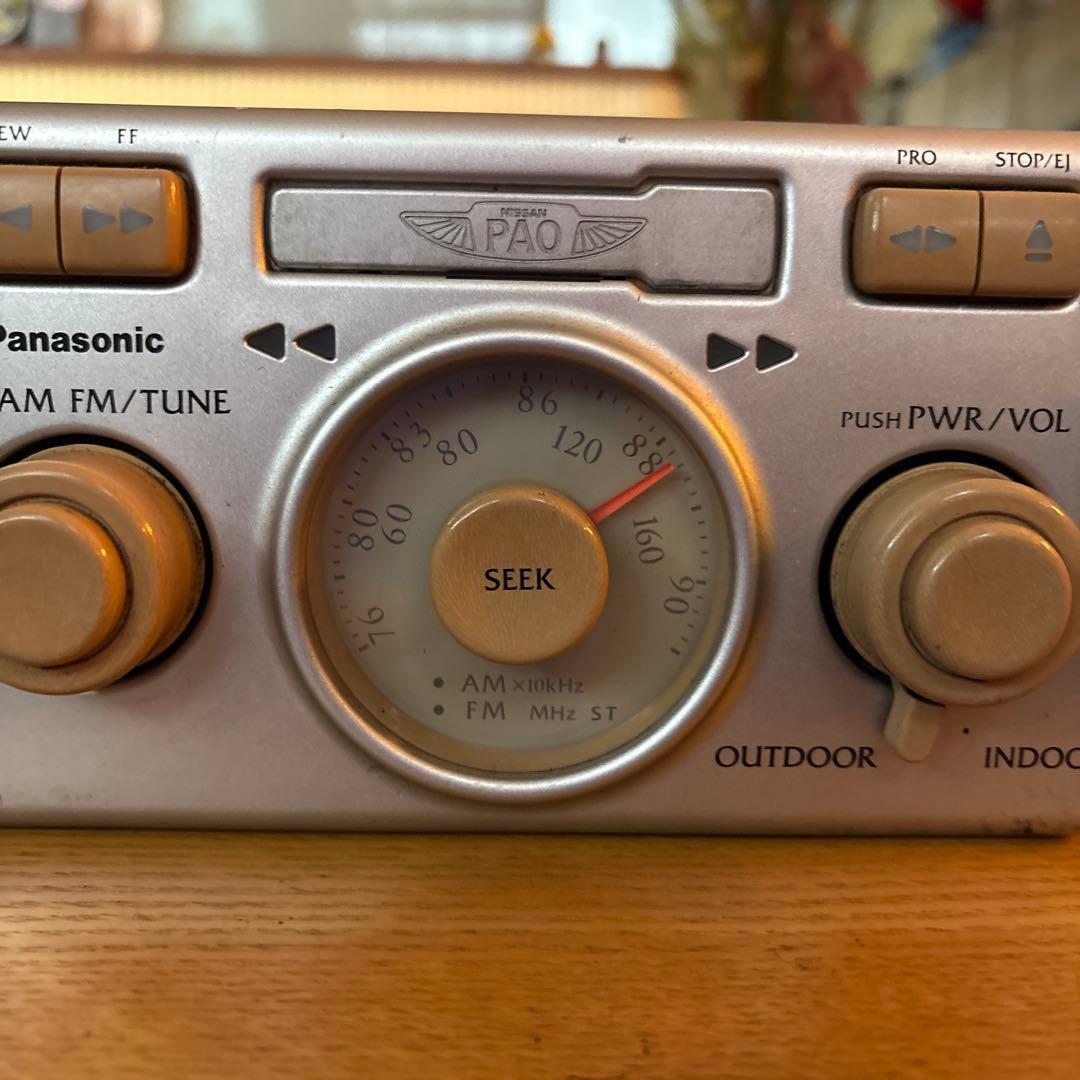日産PAO 純正カセットAM/FMラジオ