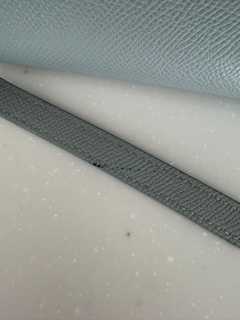 【セリーヌ(CELINE)】ハンドバックミントグリーン フラップ付き