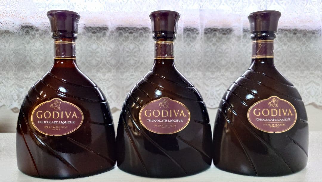 GODIVA チョコレート リキュール ゴディバ 3本