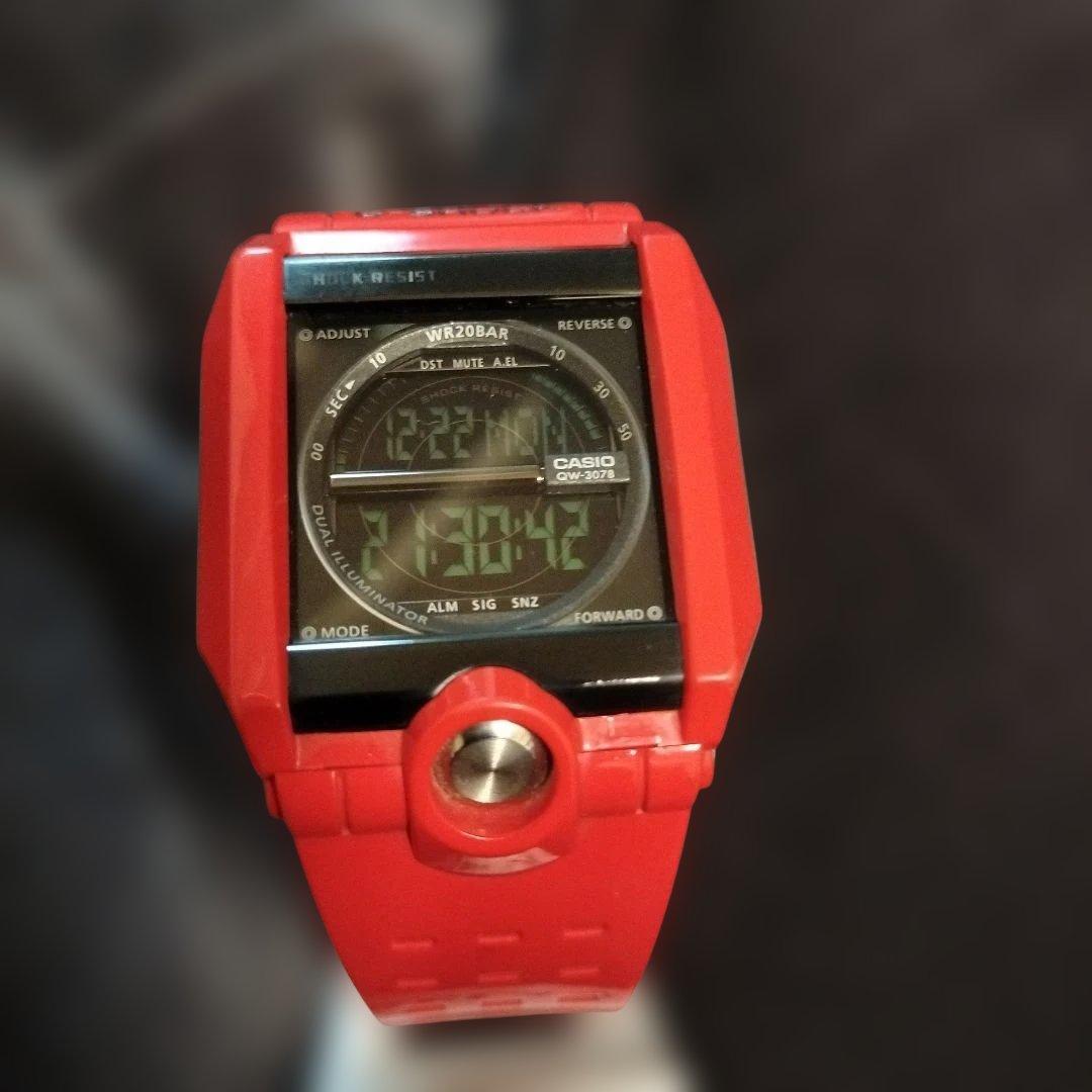 【廃盤レア】CASIO G-SHOCK G-8100-4JF　レッド　美品
