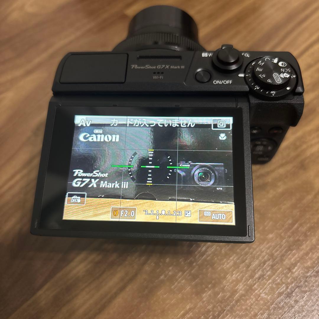 Canon PowerShot G7 X Mark III ブラック