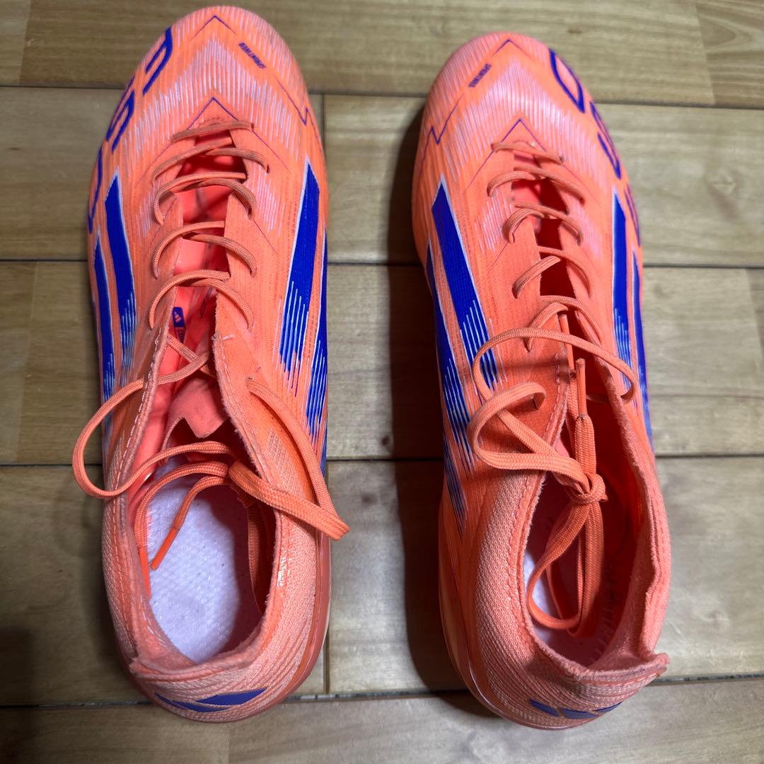 ま*ゃ様 adidas F50 サッカーシューズ オレンジ/ブルー 値下げあり！