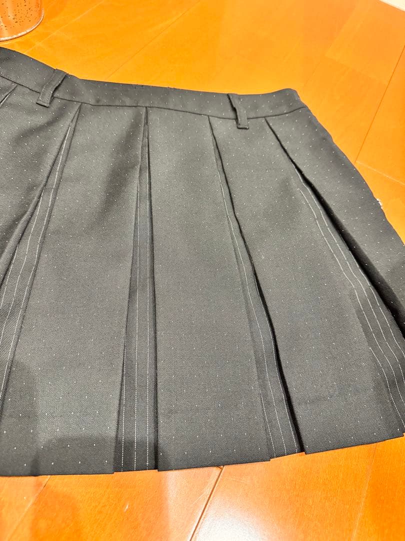 さくら　セントアンドリュース　ドットストレッチスカート　M ブラック