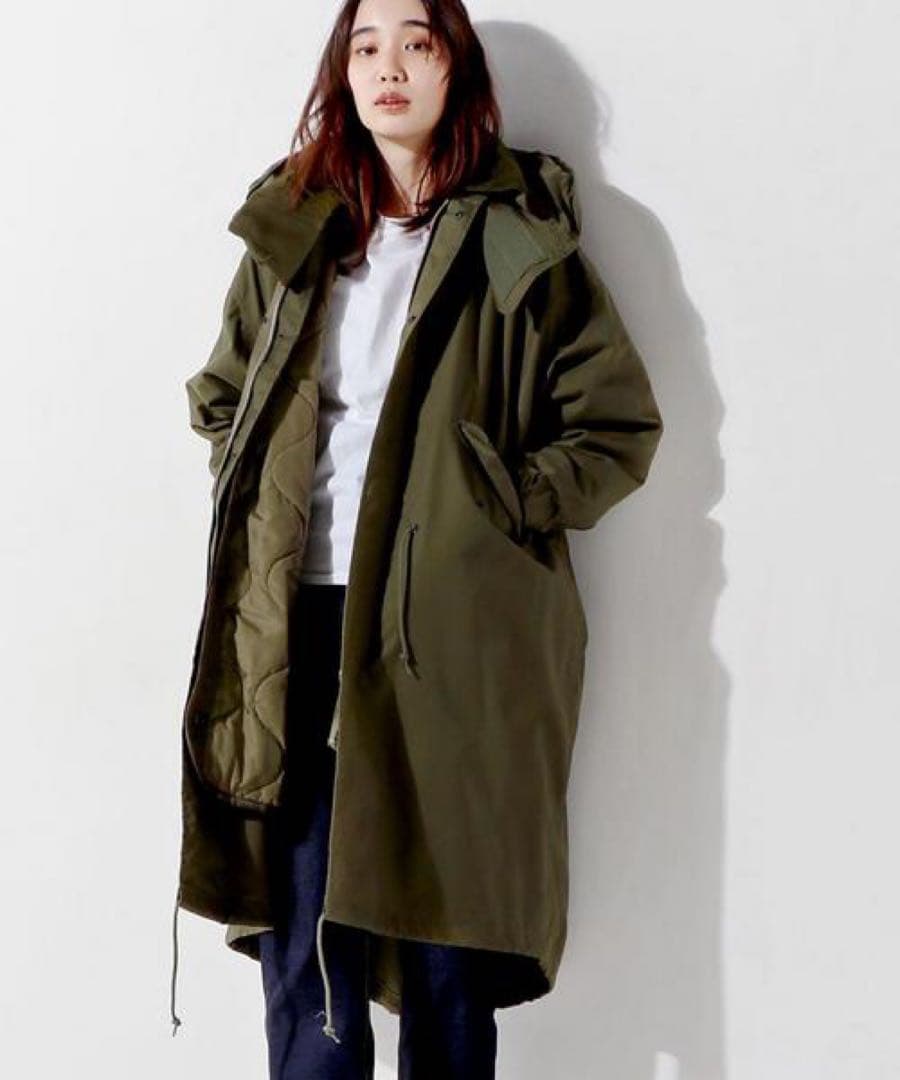 専用！HYKE キルトインナー付きモッズコート