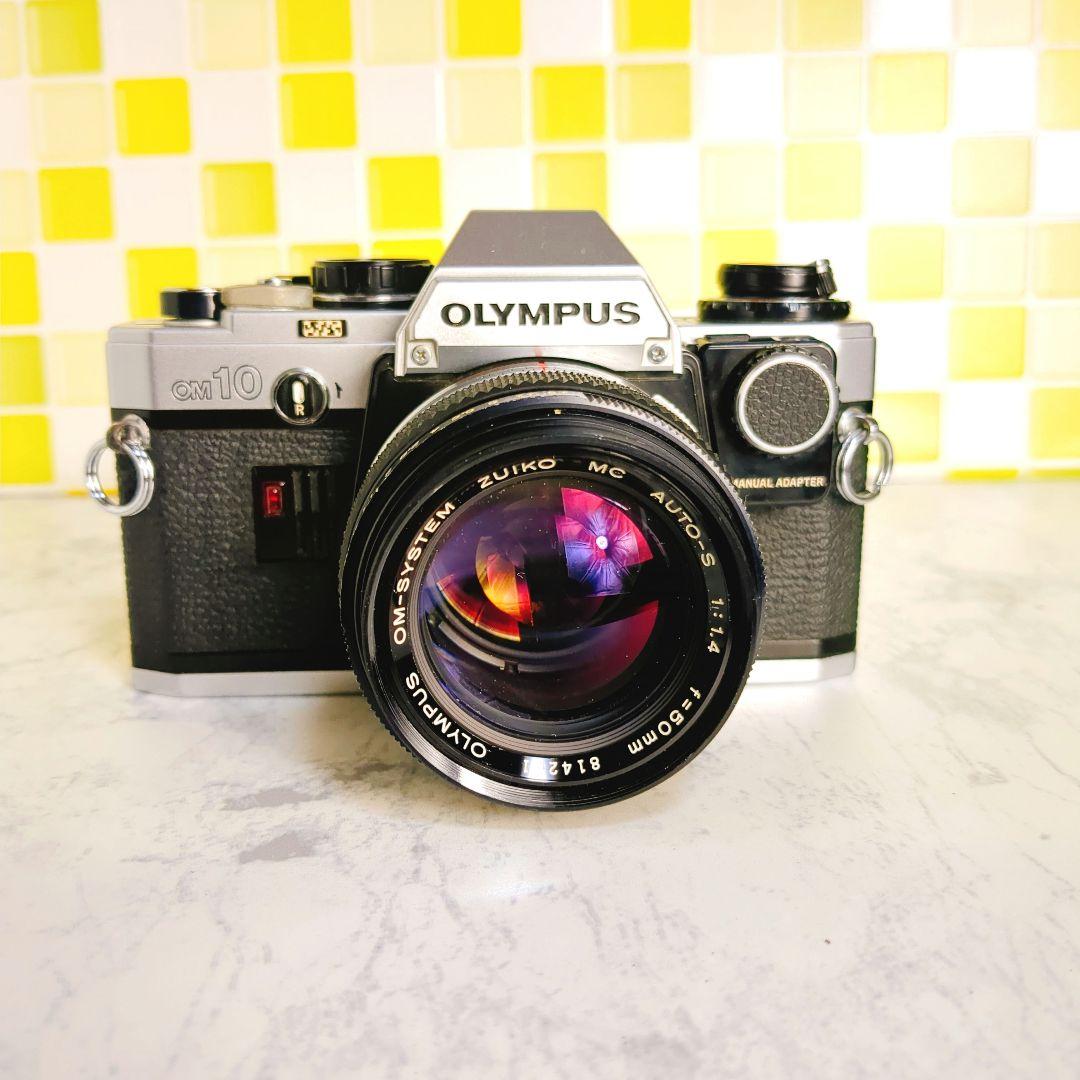 整備済み★ OLYMPUS OM-10 一眼レフ フィルムカメラ レンズセット