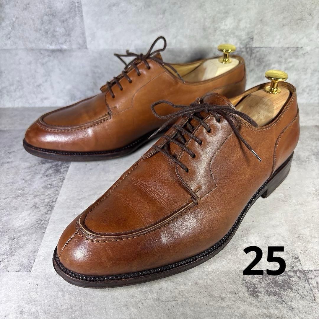 良品✨YANKO ヤンコ Uチップ 25 本革 ブラウン