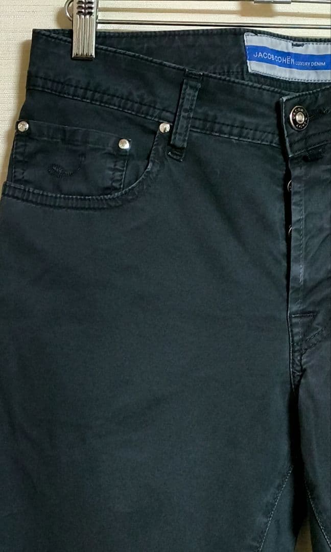 ヤコブコーエン BARD 29 黒 ストレッチ チノパン