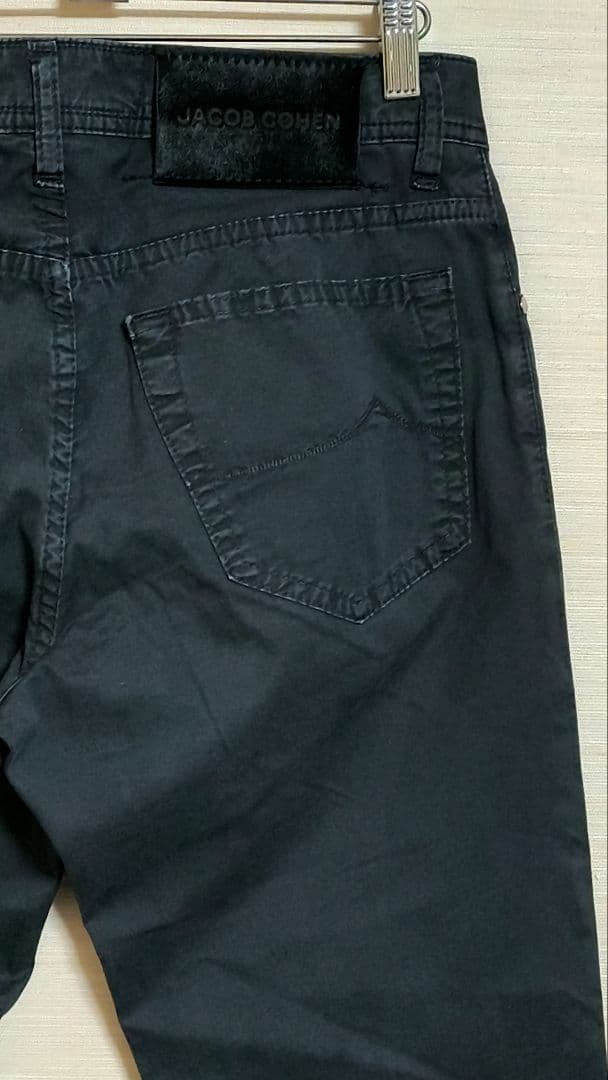 ヤコブコーエン BARD 29 黒 ストレッチ チノパン