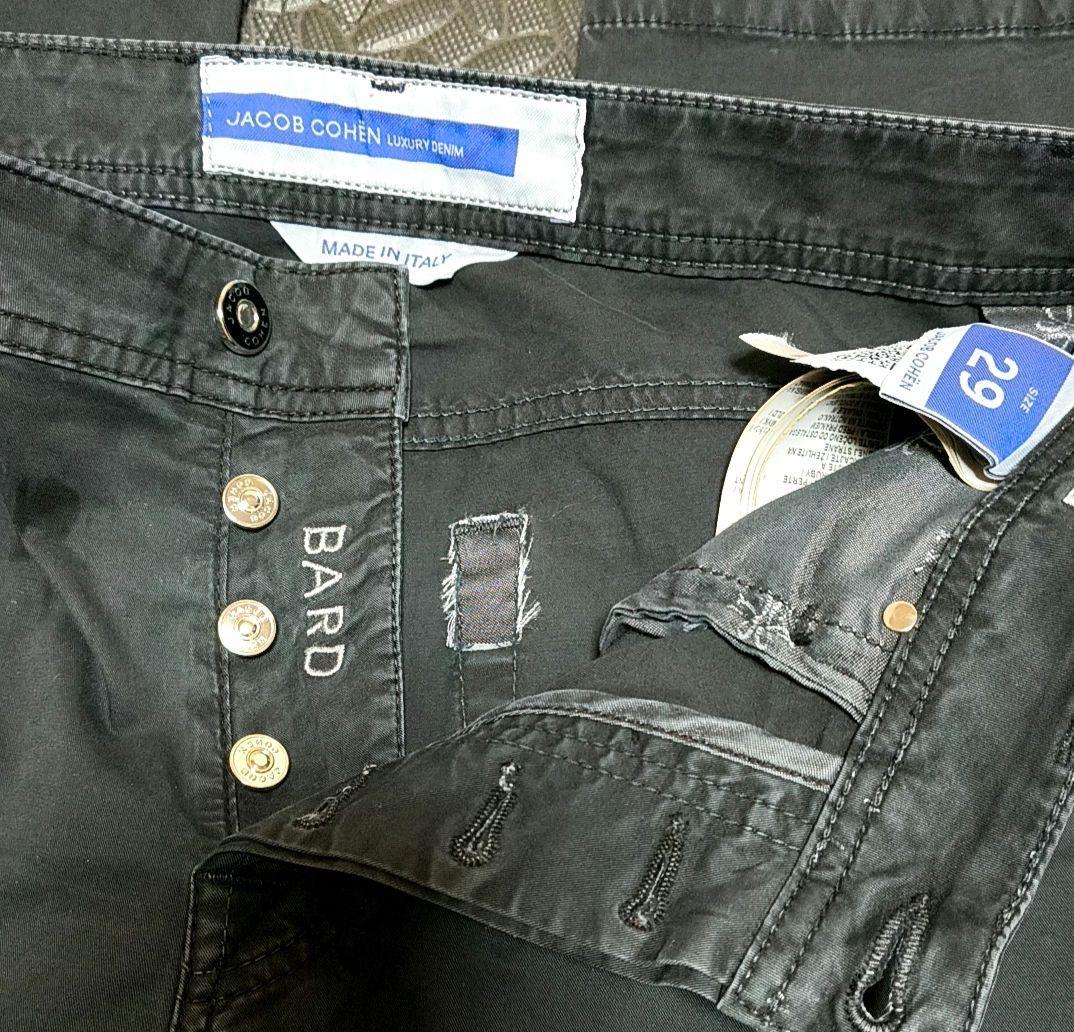 ヤコブコーエン BARD 29 黒 ストレッチ チノパン