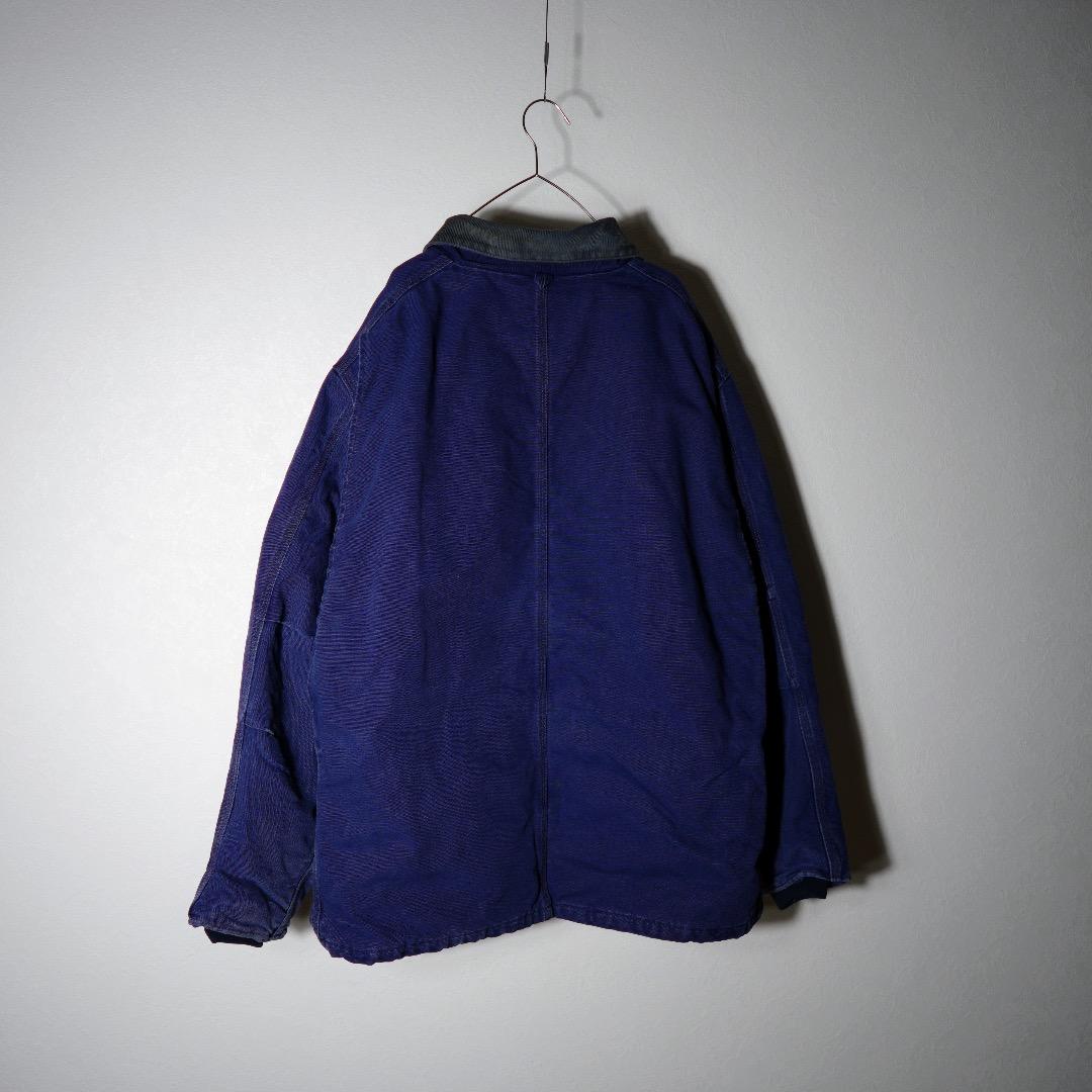 80-90s 星タグ USA製 ネイビー カーハート トラディショナルジャケット