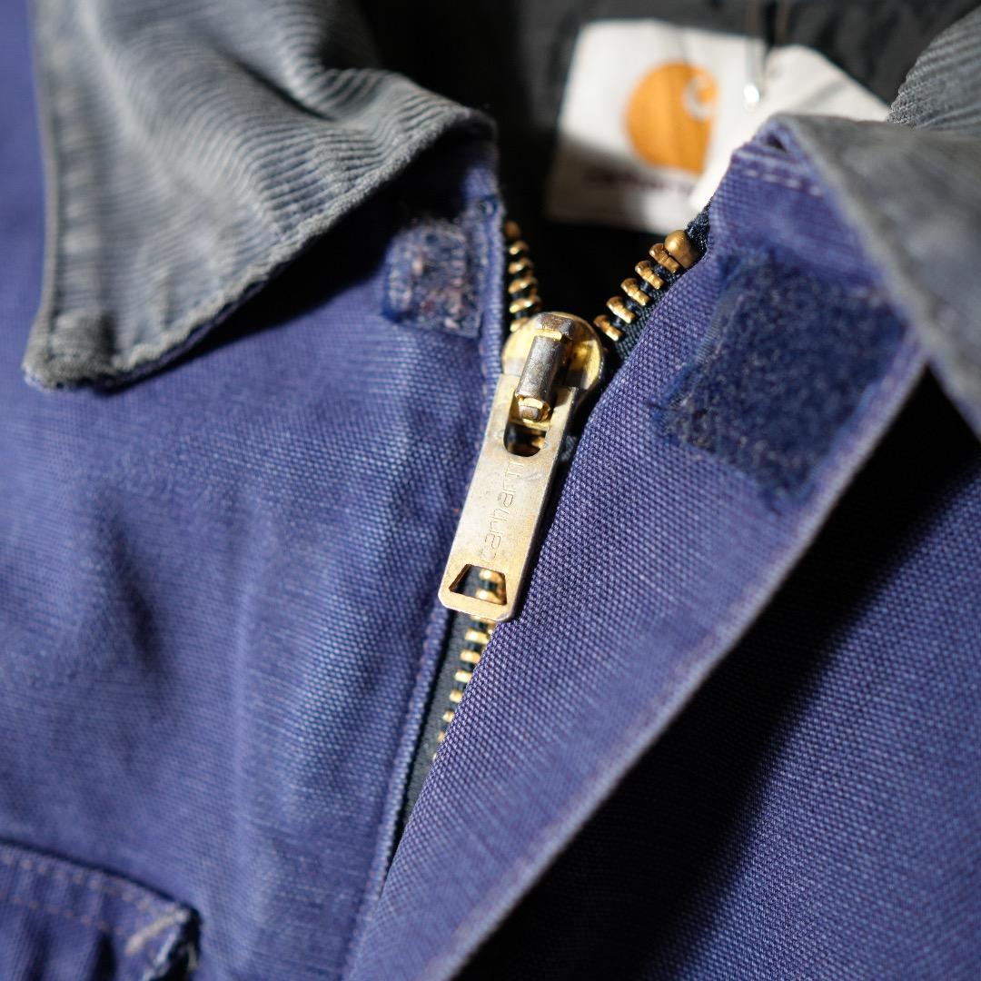 80-90s 星タグ USA製 ネイビー カーハート トラディショナルジャケット