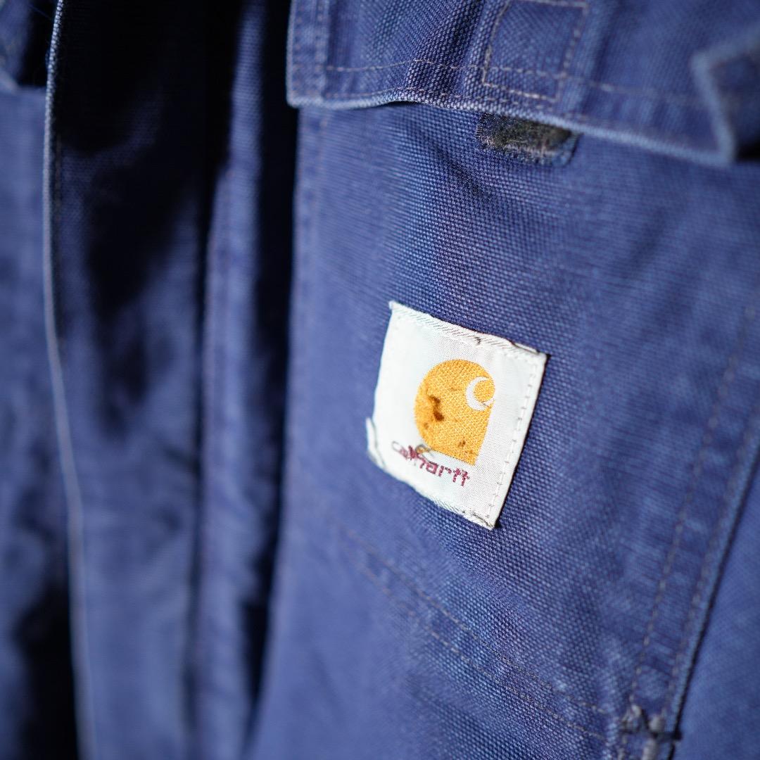 80-90s 星タグ USA製 ネイビー カーハート トラディショナルジャケット