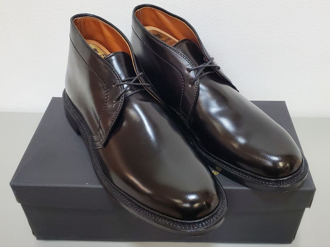 【超美品】Alden オールデン 1340 コードバン チャッカブーツ 黒 8D